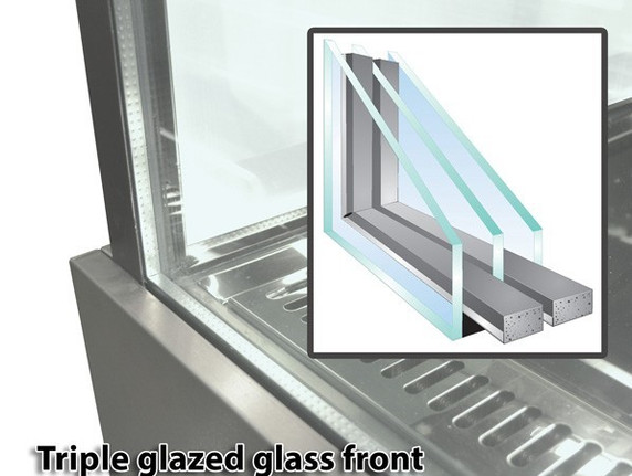 Bonvue Heated Food Display - SG120FE-2XB Bonvue Heated Food Display - SG120FE-2XB