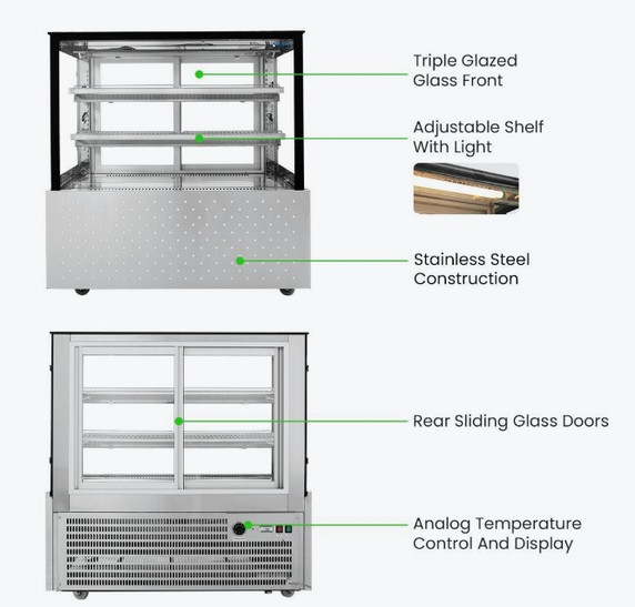 Bonvue Heated Food Display - SG120FE-2XB