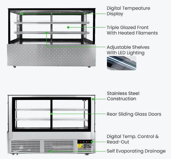 Bonvue Chilled Food Display - SG180FA-2XB