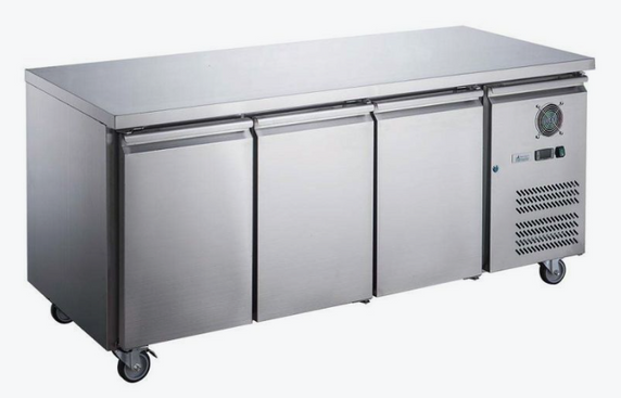 FED-X Stainless Steel Three Door Bench Freezer FED-X Stainless Steel Three Door Bench Freezer