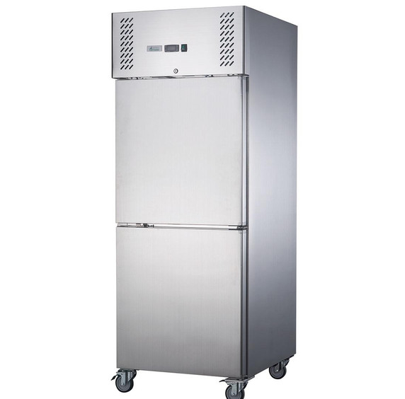FED-X S/S Two Half Door Upright Freezer - XURF600S1V