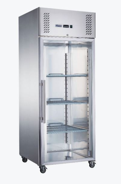 FED-X S/S Full Glass Door Upright Fridge - XURC600G1V