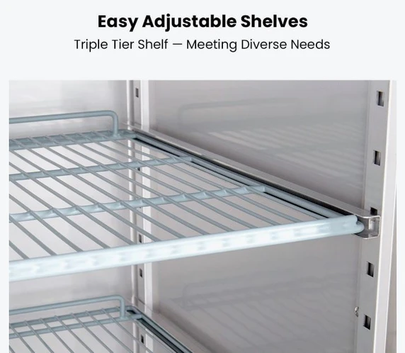 FED-X XURF1200G2V 2 Glass Door Upright Display Freezer 1236L | 10A