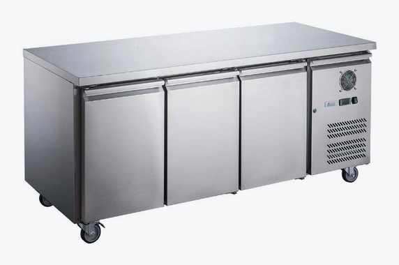 FED-X S/S Three Door Bench Fridge - XUB6C18S3V FED-X S/S Three Door Bench Fridge - XUB6C18S3V
