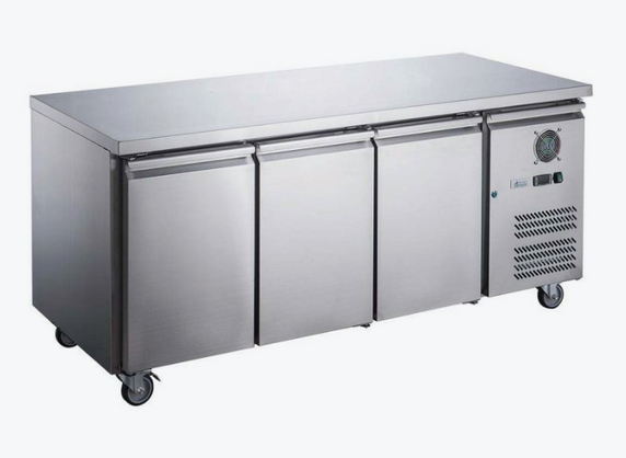 FED-X S/S Three Door Bench Freezer - XUB6F18S3V FED-X S/S Three Door Bench Freezer - XUB6F18S3V