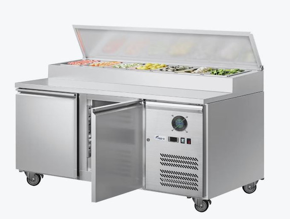 FED-X S/S Two Door Sandwich Counter - XSS7C13S2V
