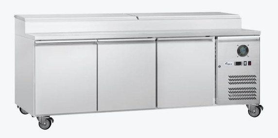 FED-X S/S Three Door Sandwich Counter - XSS7C18S3V