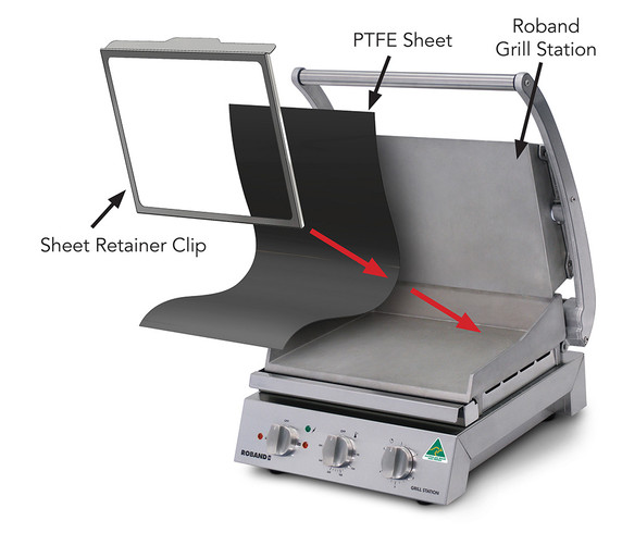 Roband GSA815S Grill Station 8-Slice Smooth Plates | 15A 2990W