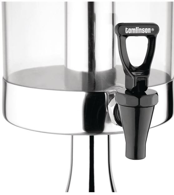 Olympia J184 Double Juice Dispenser with Drip Tray