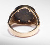 WIDOWS MITE COIN RING WITH ANCIENT SCROLL DESIGN IN 14KT GOLD  *CRB001