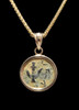 WIDOWS MITE COIN PENDANT IN HIGH POLISHED 14KT GOLD SETTING  *BCP1