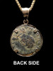 "GLORY OF THE ROMANS" ANCIENT ROMAN CONSTANS CONSTANTINE COIN NECKLACE PENDANT IN 14K GOLD  *CPR252