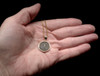 "GUARDIAN PROTECTOR OF THE MILITARY" ANCIENT ROMAN GALERIUS COIN NECKLACE PENDANT IN 14K GOLD  *CPR250