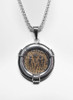"THE GLORY OF THE ARMY" ANCIENT ROMAN CONSTANTINE COIN PENDANT IN STERLING SILVER  *CPR256