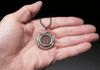 "UNITY OF THE MILITARY" ANCIENT ROMAN MAXIMIAN COIN PENDANT IN STERLING SILVER   *CPR258