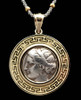 CPG027 - ANCIENT GREEK NYMPH SILVER COIN PENDANT