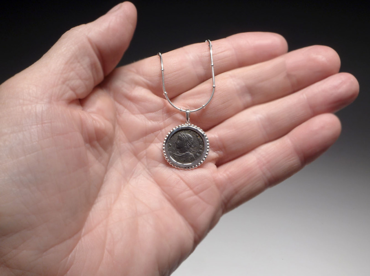 multi-coin charm necklace – Marlyn Schiff, LLC