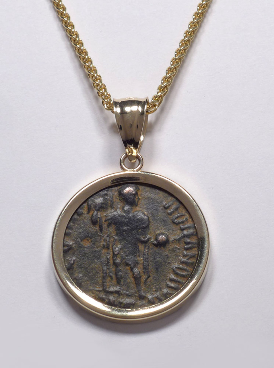 Authentic roman coin on sale necklace