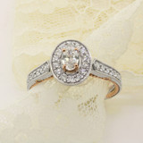 Photo of Dream 7/8 ct tw. Lab Grown Diamond Oval Solitaire Engagement Ring 10K White Gold [BT1436WE-C000]