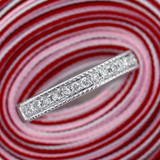 Photo of Blushing 3/4 ct tw. Diamond Same Sex Ladies Band Set 10K White Gold [BT454WL]