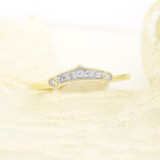 Photo of Yasmine 1/15 ct tw. Diamond Ladies Band 10K White Gold [BT217WL]