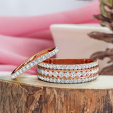 Photo of Jemma 1 1/4 ct tw. Lab Grown Diamond Wedding Band Set 10K Yellow Gold [WB1423Y]