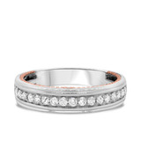 Photo of Forever 7/8 ct tw. Diamond Wedding Band Set 10K White Gold [BT448WM]