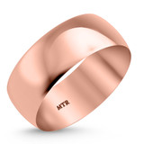 Photo of Hudson Comfort Fit-8mm Traditional Mens Wedding Band 14K Rose Gold. [BT353RM]