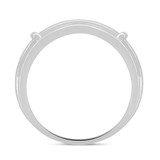 Photo of Margot 3/8 ct tw. Diamond Same Sex Mens Band Set 10K White Gold [BT493WM]