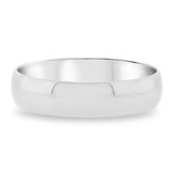 Photo of Hudson Traditional Mens Wedding Band  14K White Gold. [BT5301WM]