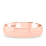 Photo of Hudson Traditional Mens Wedding Band  14K Rose Gold. [BT5301RM]