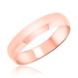 Photo of Hudson Traditional Mens Wedding Band  14K Rose Gold. [BT5301RM]