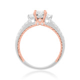 Photo of Lace 2 ct tw. Princess Solitaire Trio Set 10K White Gold [BT451WE-C000]