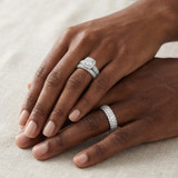 Photo of Jiles 2 3/4 ct tw. Lab Grown Diamond Round Solitaire Trio Set 14K White Gold [BT1681W-L045]