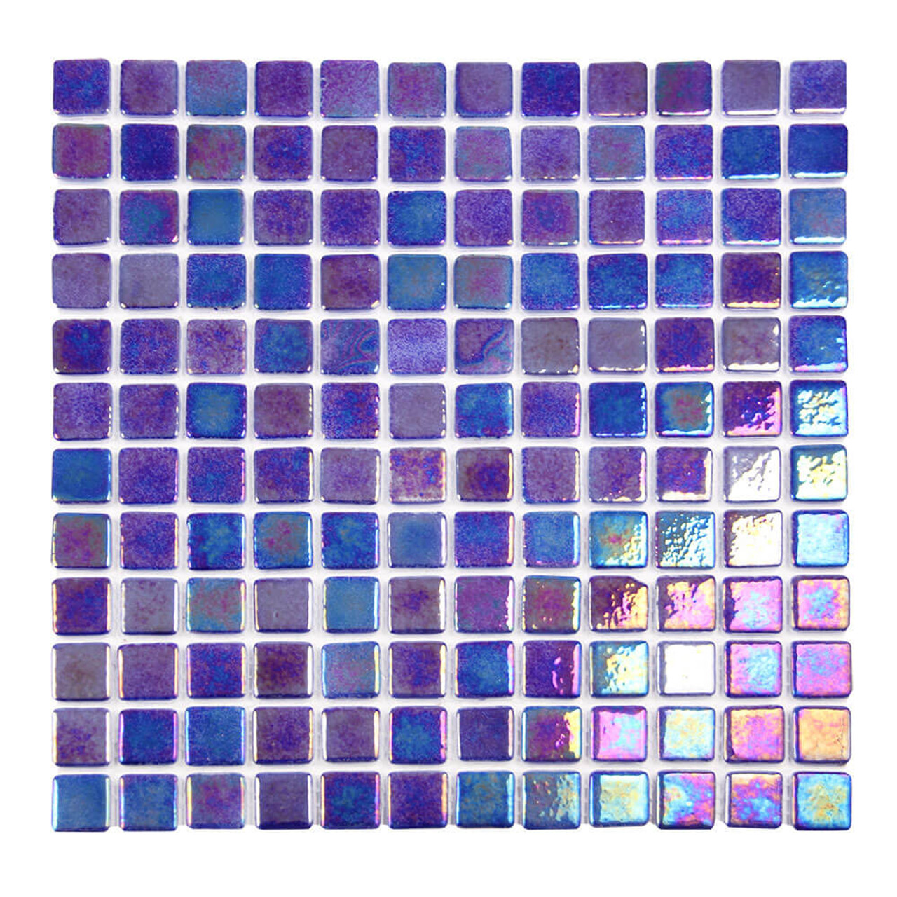 Sparkly Sea Waves Mixed Squares Glass Pool Tile  Glass pool tile, Pool  tile, Glass mosaic tiles