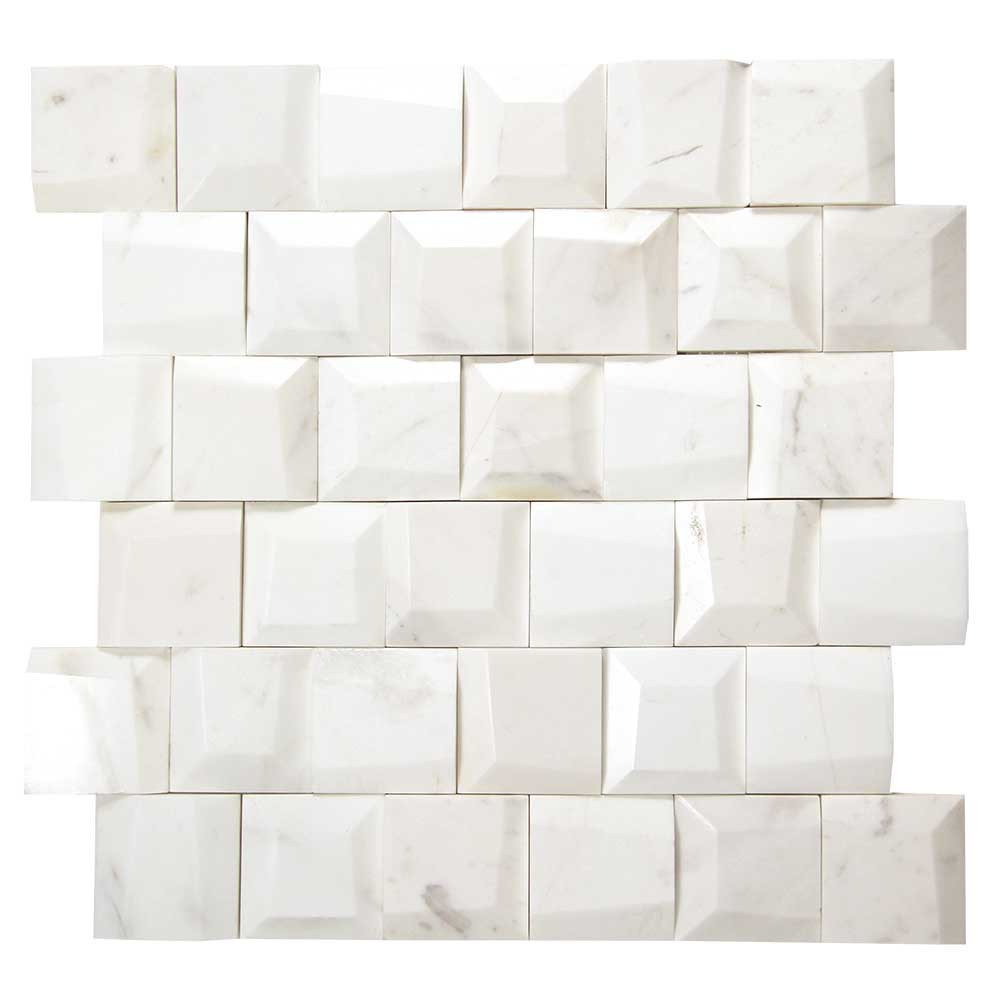 Adamant Volakes Geometric Marble Mosaic Tile