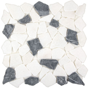 Arctic Stone Black And White Flat Stone Tile Arctic Stone Black And White Flat Stone Tile
