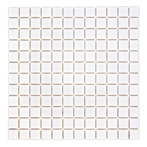 Islamorada Whitecap White 1" x 1" Pool Grade Tile Islamorada Whitecap White 1" x 1" Pool Grade Tile