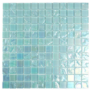 Beachwalk Turquoise Iridescent 1x1 Pool Tile Beachwalk Turquoise Iridescent 1x1 Pool Tile