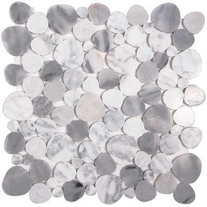Reef Pebble Sliced Marmara Marble Tile Reef Pebble Sliced Marmara Marble Tile