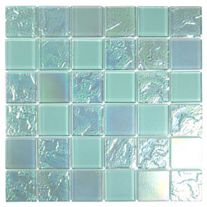 Beachwalk Turquoise Iridescent 2x2 Pool Tile Beachwalk Turquoise Iridescent 2x2 Pool Tile