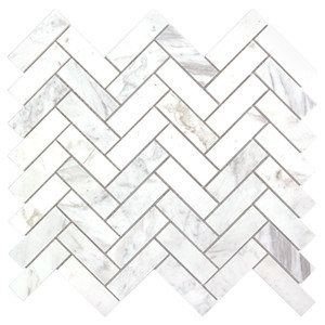 Tidal Calacatta Grey Herringbone Honed Marble Mosaic Tile Tidal Calacatta Grey Herringbone Honed Marble Mosaic Tile