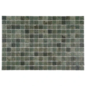 Baldosa Bali Bamboo Green 1x1 Dot Mounted Matte Pool Tile