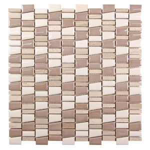 Mirada K Mix Grey and Beige Ceramic and Stone Tile
