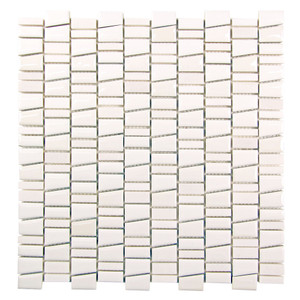 Mirada K White Ceramic and Stone Tile