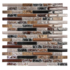 Eros 2 Taupe Mosaic Glass Tile Eros 2 Taupe Mosaic Glass Tile