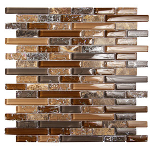 Eros 3 Brown Mosaic Glass Tile Eros 3 Brown Mosaic Glass Tile