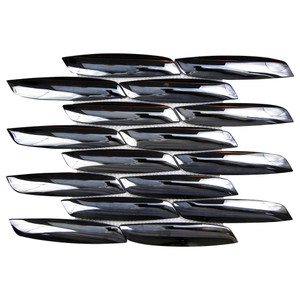Yves Black Mosaic Glass Tile Yves Black Mosaic Glass Tile