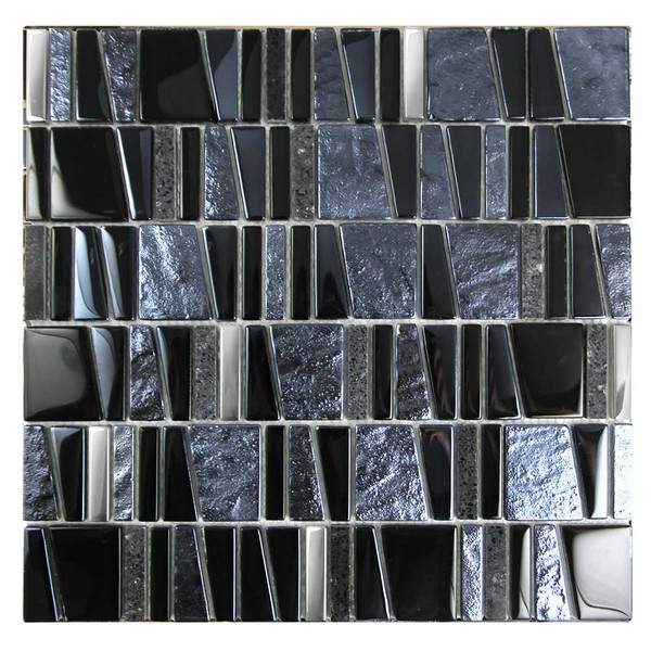 Kappa Quartz Mosaic Glass Tile