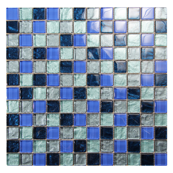 Splash Grey MOS#1 Glass Pool Tile